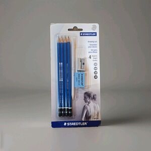 Staedtler Sketching Set 7 Pc. 4 Degrees Drawing Set NIP